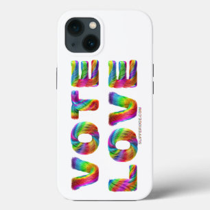 SlipperyJoe vote love equality rainbow-coloured fu iPhone 13 Case