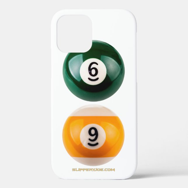 SlipperyJoe's 69 hard pool table two billiard ball Case-Mate iPhone Case (Back)