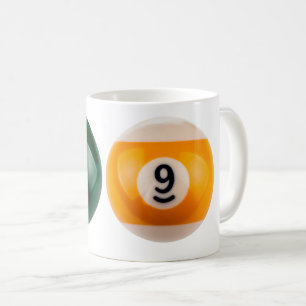 SlipperyJoe's 69 hard pool table two billiard ball Coffee Mug