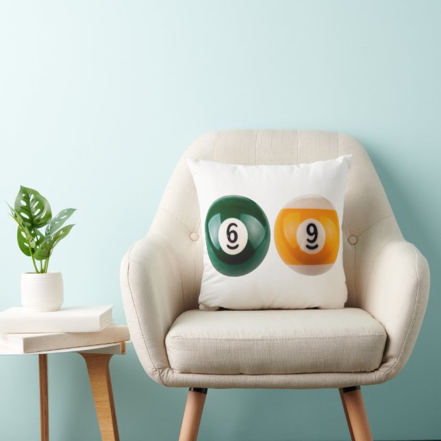 SlipperyJoe's 69 hard pool table two billiard ball Cushion (Chair)
