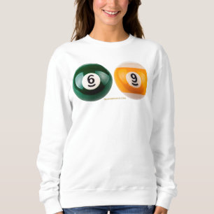 SlipperyJoe's 69 hard pool table two billiard ball Sweatshirt