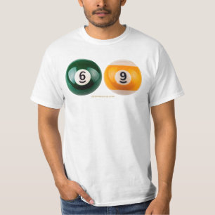 SlipperyJoe's 69 hard pool table two billiard ball T-Shirt