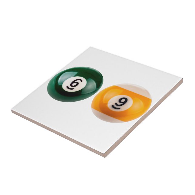 SlipperyJoe's 69 hard pool table two billiard ball Tile (Side)