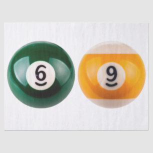 SlipperyJoe's 69 hard pool table two billiard ball Tissue Paper