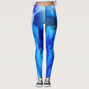 SlipperyJoe's abstract cloud artwork colourful sur Leggings
