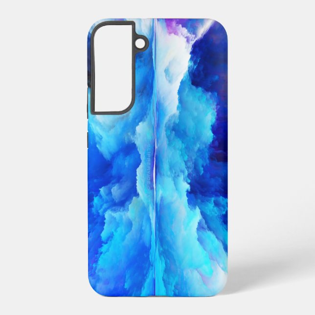 SlipperyJoe's abstract cloud artwork colourful sur Samsung Galaxy S22+ Case (Back)