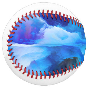 SlipperyJoe's abstract cloud artwork colourful sur Softball