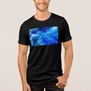 SlipperyJoe's abstract cloud artwork colourful sur Tri-Blend Shirt