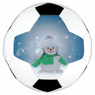 SlipperyJoe's adorable Christmas snowman character Football