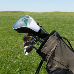 SlipperyJoe's adorable Christmas snowman character Golf Head Cover