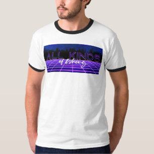 SlipperyJoe's all kinds wrong bold 3D text retro 1 T-Shirt