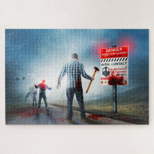 SlipperyJoe's apocalyptic infection hazard Hallowe Jigsaw Puzzle