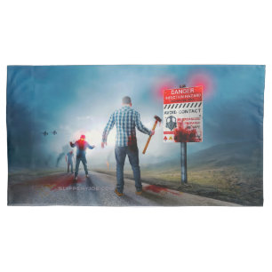 SlipperyJoe's apocalyptic infection hazard Hallowe Pillowcase