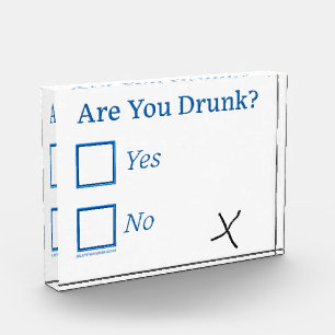 SlipperyJoe's are you drunk humourous slightly sar Photo Block