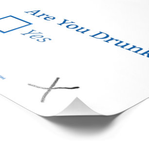 SlipperyJoe's are you drunk humourous slightly sar Photo Print