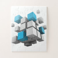 SlipperyJoe's artistic 3D Cubes dissolving gay gif