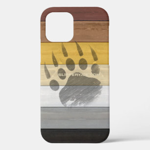 SlipperyJoe's artistic Bear Wood gay gifts Bear Br iPhone 12 Pro Case