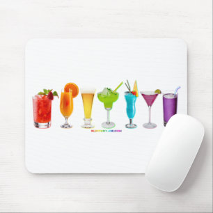 SlipperyJoe's artistic Cheers drink alcohol gay gi Mouse Mat