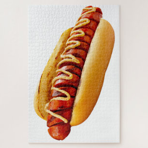 SlipperyJoe's artistic Hotdog gay pride gifts LGBT Jigsaw Puzzle