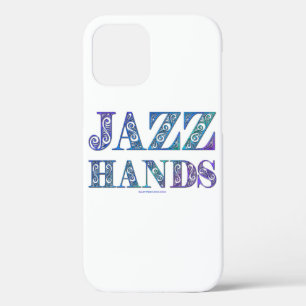 SlipperyJoe's artistic Jazz Hands vibrant colours  iPhone 12 Pro Case