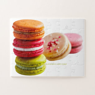 SlipperyJoe's artistic Macaroon cookies gay pride  Jigsaw Puzzle