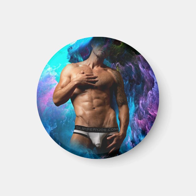 SlipperyJoe's artistic Man underwear bulge gay pri Magnet (Front)