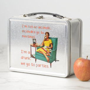 SlipperyJoe's artistic parties gay pride gifts LGB Metal Lunch Box