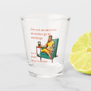 SlipperyJoe's artistic parties gay pride gifts LGB Shot Glass