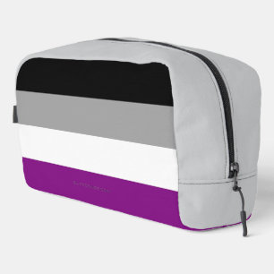 SlipperyJoe's asexual pride flag emphasising inclu Dopp Kit
