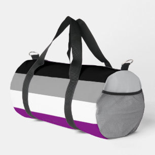 SlipperyJoe's asexual pride flag emphasising inclu Duffle Bag