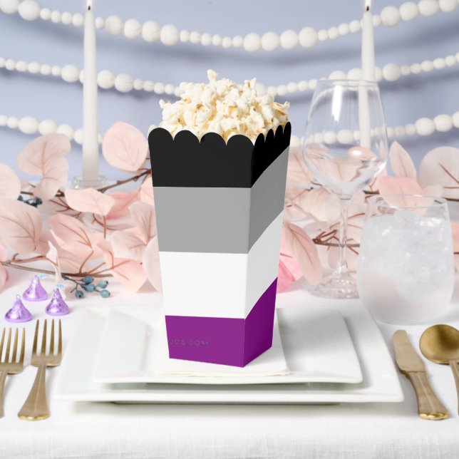 SlipperyJoe's asexual pride flag emphasising inclu Favour Box (Wedding)