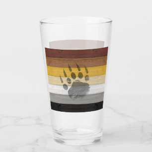 SlipperyJoe's Bear Pride flag wooden floor texture Glass