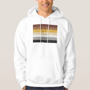 SlipperyJoe's Bear Pride flag wooden floor texture Hoodie