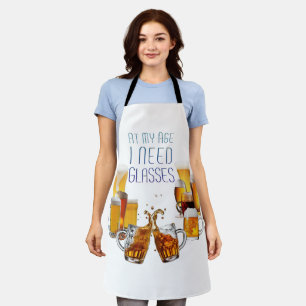 SlipperyJoe's beer glasses pilsner glasses steins Apron