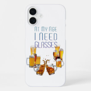SlipperyJoe's beer glasses pilsner glasses steins iPhone 16 Plus Case