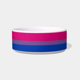 SlipperyJoe's Bisexual Pride Flag colours magenta Bowl