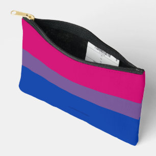SlipperyJoe's Bisexual Pride Flag lavender-pink bl Accessory Pouch