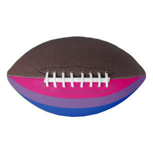 SlipperyJoe's Bisexual Pride Flag lavender-pink bl American Football