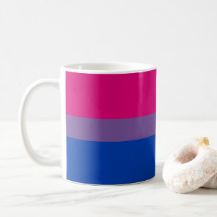SlipperyJoe's Bisexual Pride Flag lavender-pink bl Coffee Mug