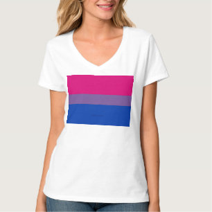SlipperyJoe's Bisexual Pride Flag lavender-pink bl T-Shirt