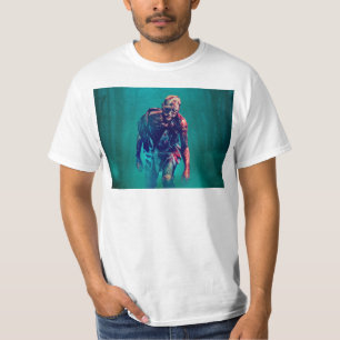 SlipperyJoe's bloody zombie woods Halloween mist f T-Shirt