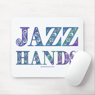 SlipperyJoe's broadway musical Jazz Hands queer ca Mouse Mat