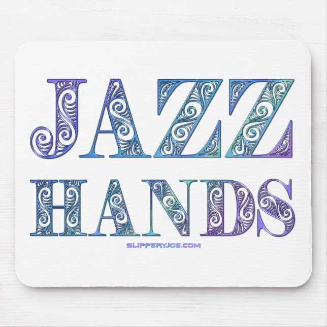 SlipperyJoe's broadway musical Jazz Hands queer ca Mouse Mat (Front)