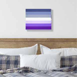 SlipperyJoe's Butch Lesbian Pride Flag represent b Canvas Print