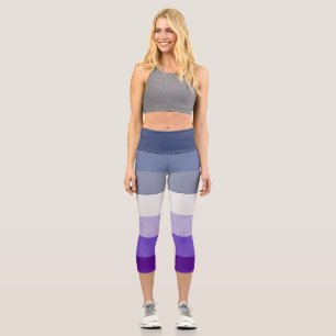 SlipperyJoe's Butch Lesbian Pride Flag represent b Capri Leggings