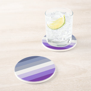 SlipperyJoe's Butch Lesbian Pride Flag represent b Coaster
