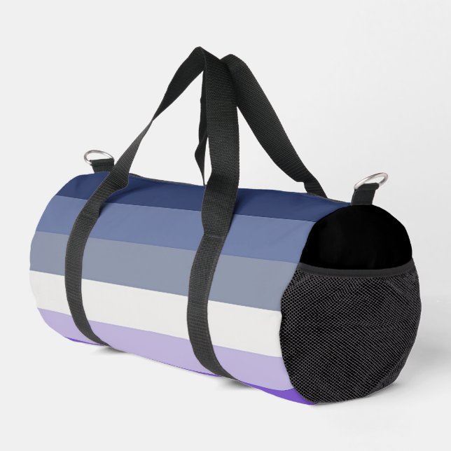 SlipperyJoe's Butch Lesbian Pride Flag represent b Duffle Bag (Right Corner)