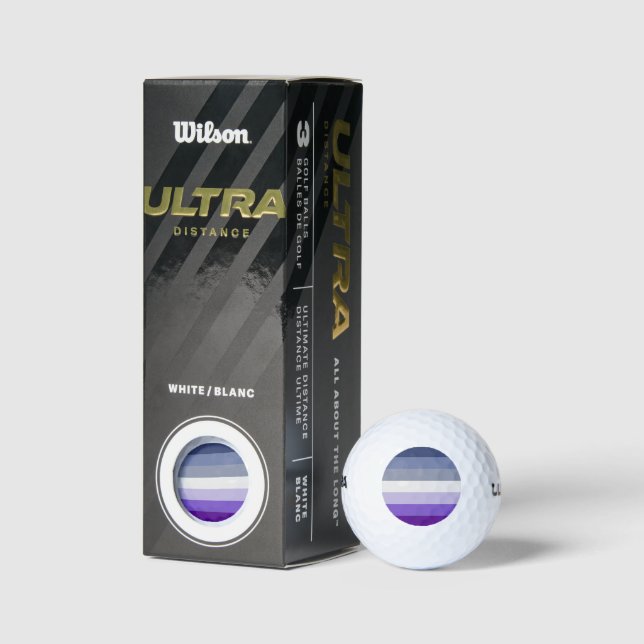 SlipperyJoe's Butch Lesbian Pride Flag represent b Golf Balls (Packaging)