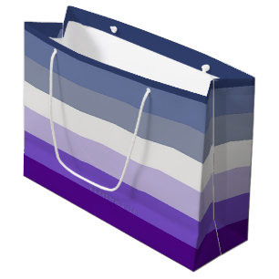 SlipperyJoe's Butch Lesbian Pride Flag represent b Large Gift Bag