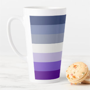 SlipperyJoe's Butch Lesbian Pride Flag represent b Latte Mug